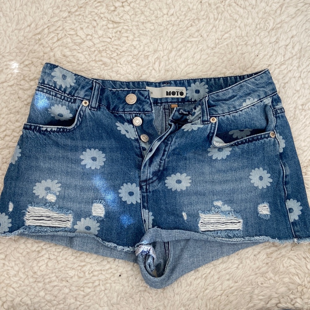 Topshop denim shorts